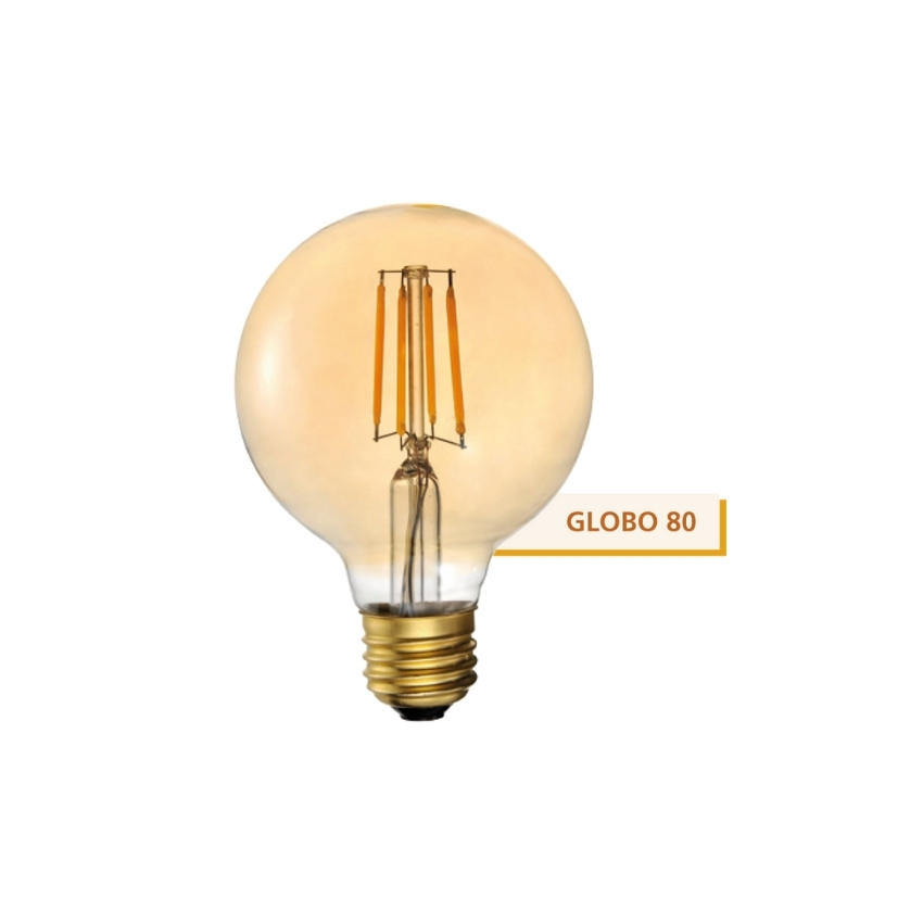 Led Toledo Vintage A19 & Globo