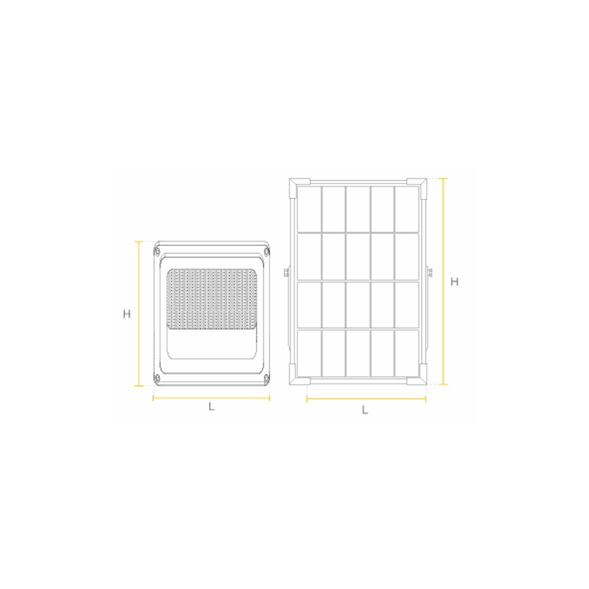 Led Jeta Solar Sin Sensor