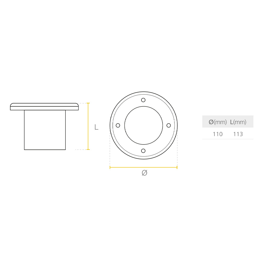 Led Deco Piso (Chasis)