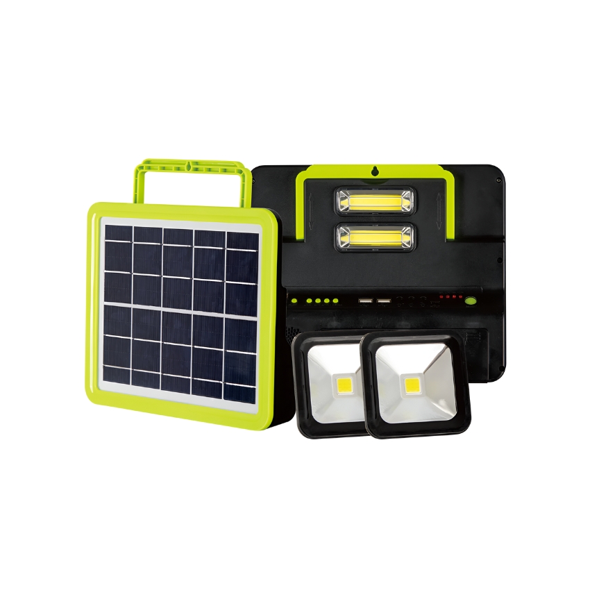 Kit Solar Led Usb + Mp3 + Radio