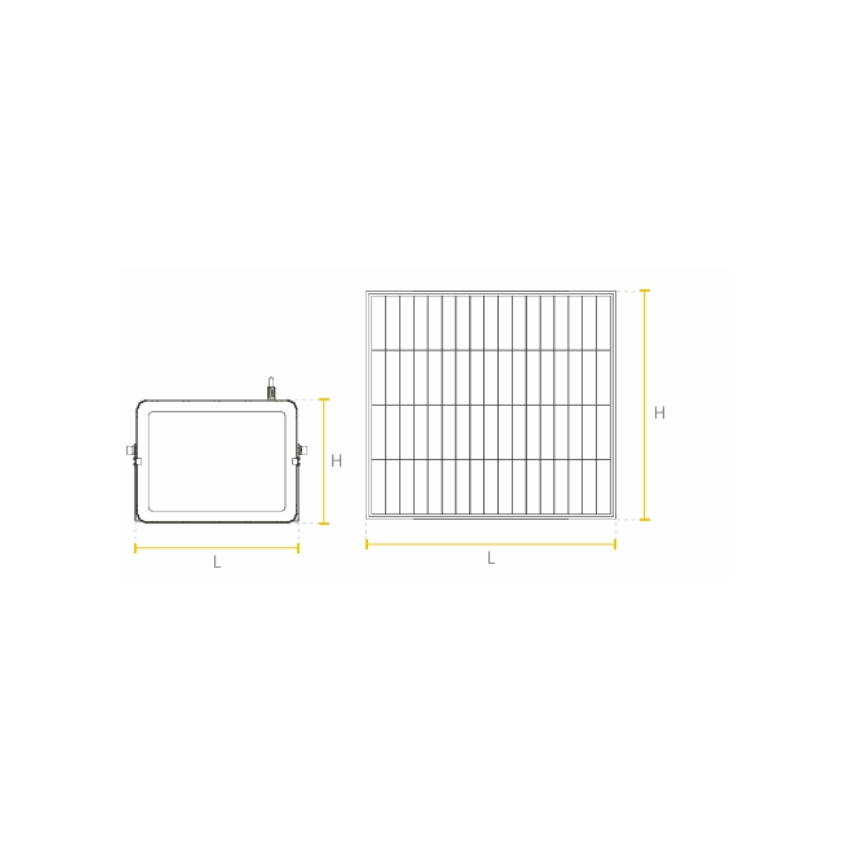Led Jeta Solar Pro S55 / S85 / S110 Sin Sensor