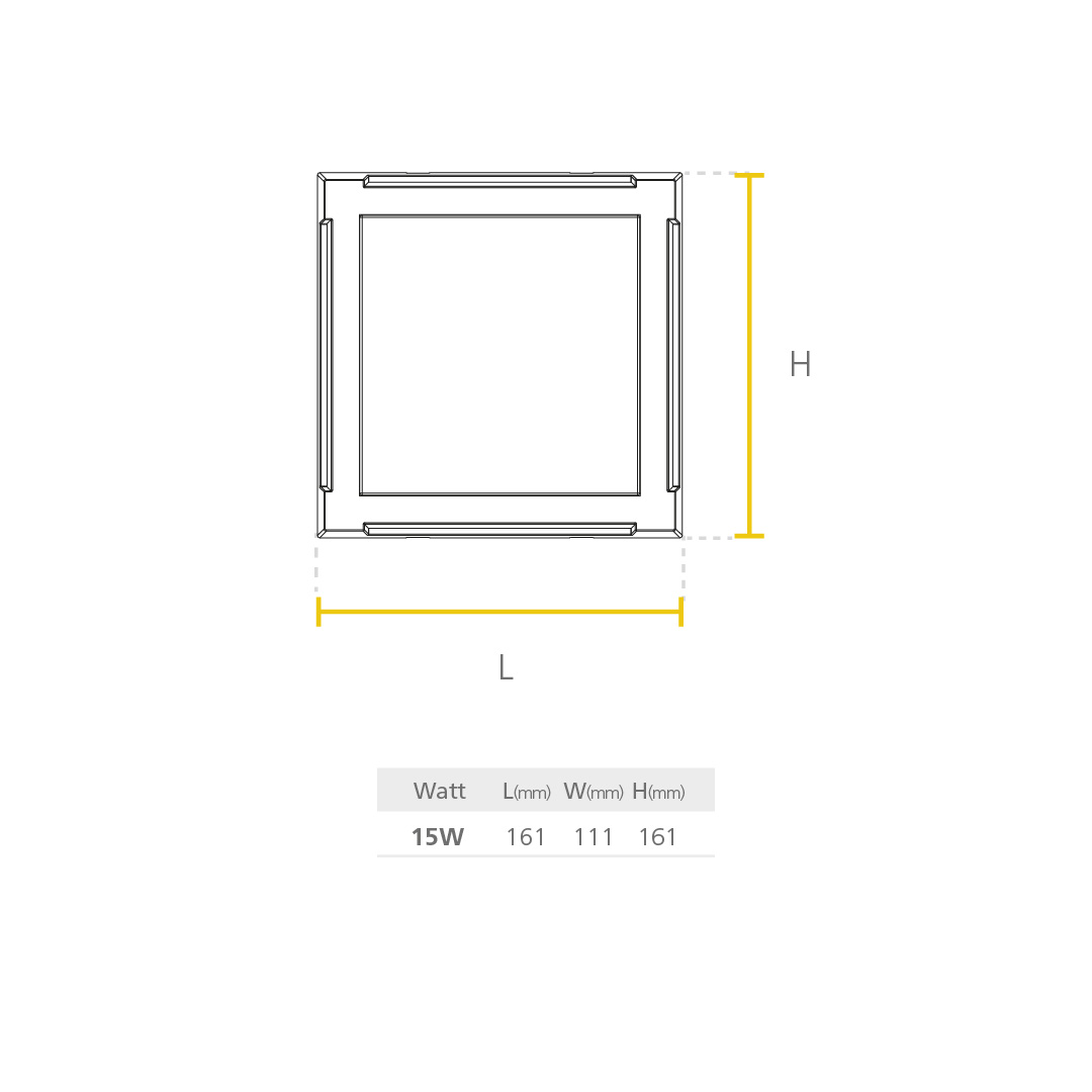 LED AZZART SQ