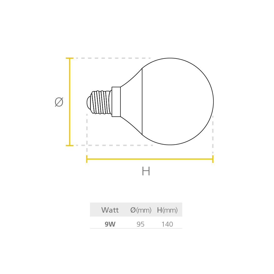 Led Toledo Globo Smart