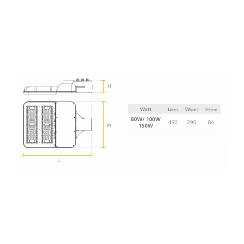 LED STREET LIGHT ZD216 - Imagen 2