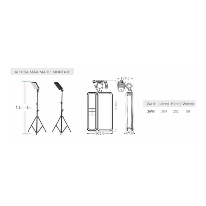 LED SOLAR WORKING LIGHT - Imagen 2