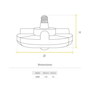 LED 4 SPOT SENSOR - Imagen 2