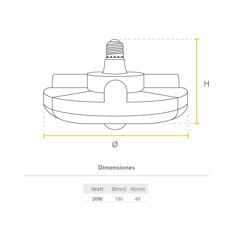 LED 4 SPOT SENSOR - Imagen 2