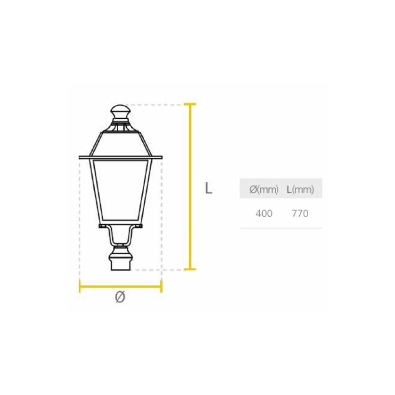LED ANTIQUE COLONIAL G2 - Imagen 2