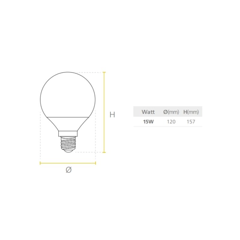 LED TOLEDO GLOBO - Imagen 2