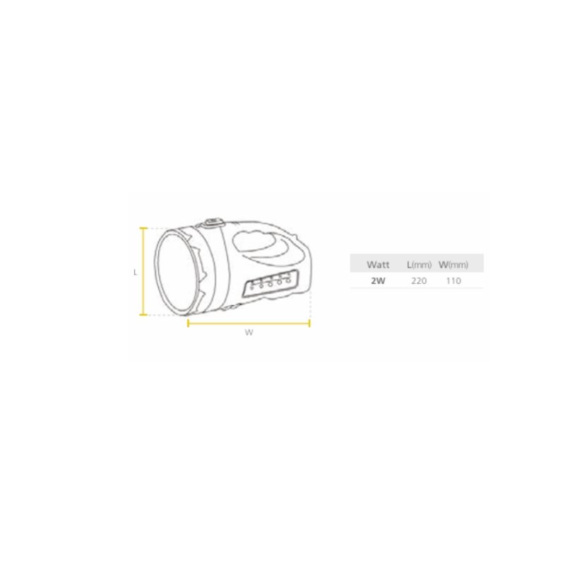 LED LINTERNA RECARGABLE - Imagen 4