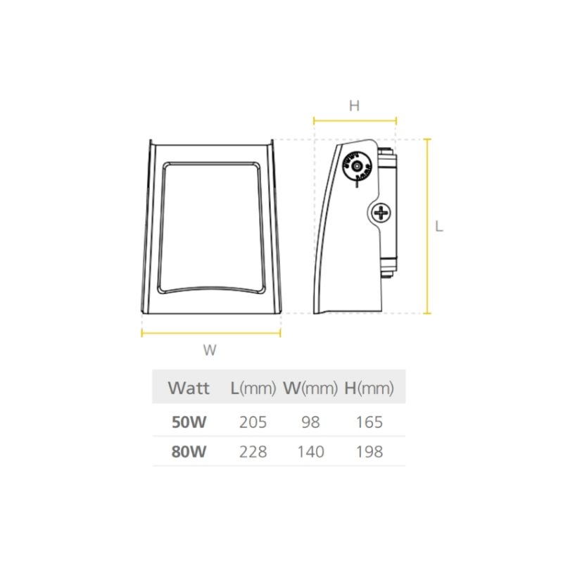LED WALLPACK - Imagen 2