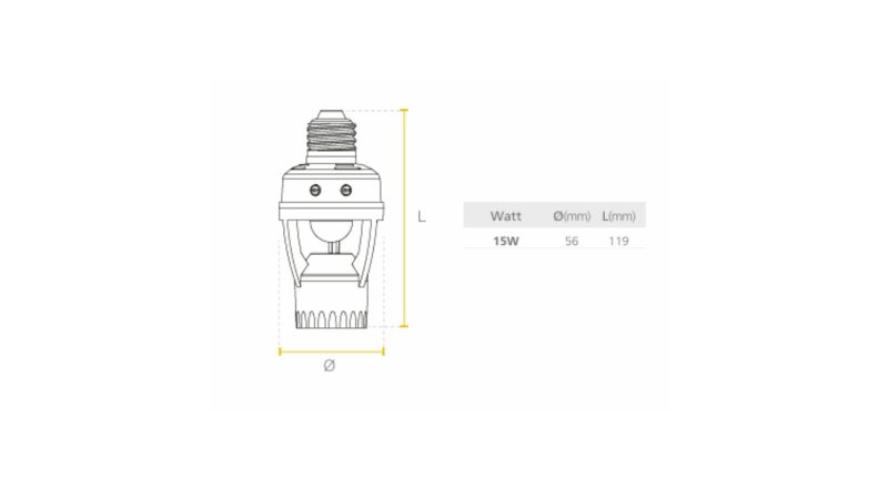 SENSOR BASE E27 - Imagen 2