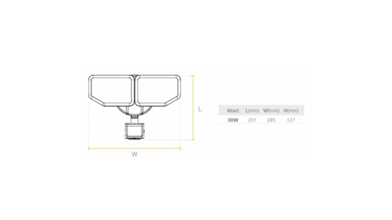 LED DOBLE SPOT SENSOR - Imagen 2