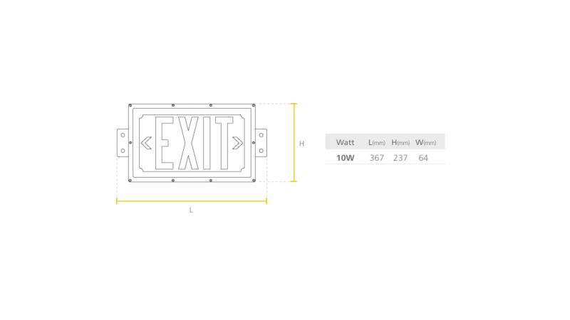 LED EMERGENCIA AVISO SYL SECURE - Imagen 3