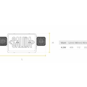 LED AVISO DE SALIDA CON SPOT - Imagen 3